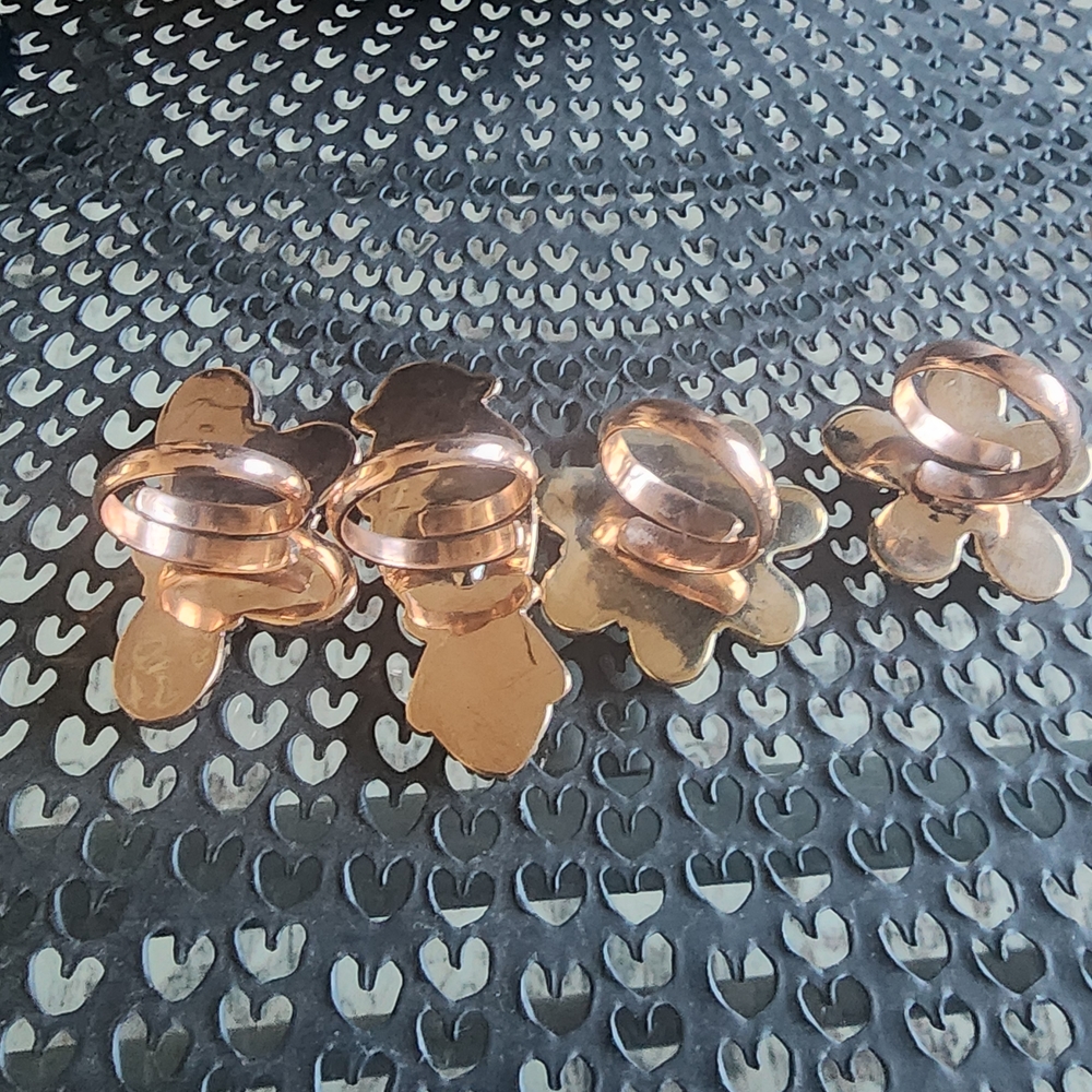 Copper Adjustable Kingman Turquoise Ring - image 5